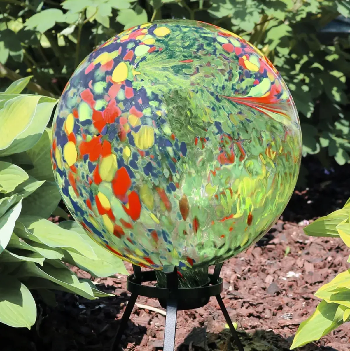 Sunnydaze Glass Gazing Globe- 10 in