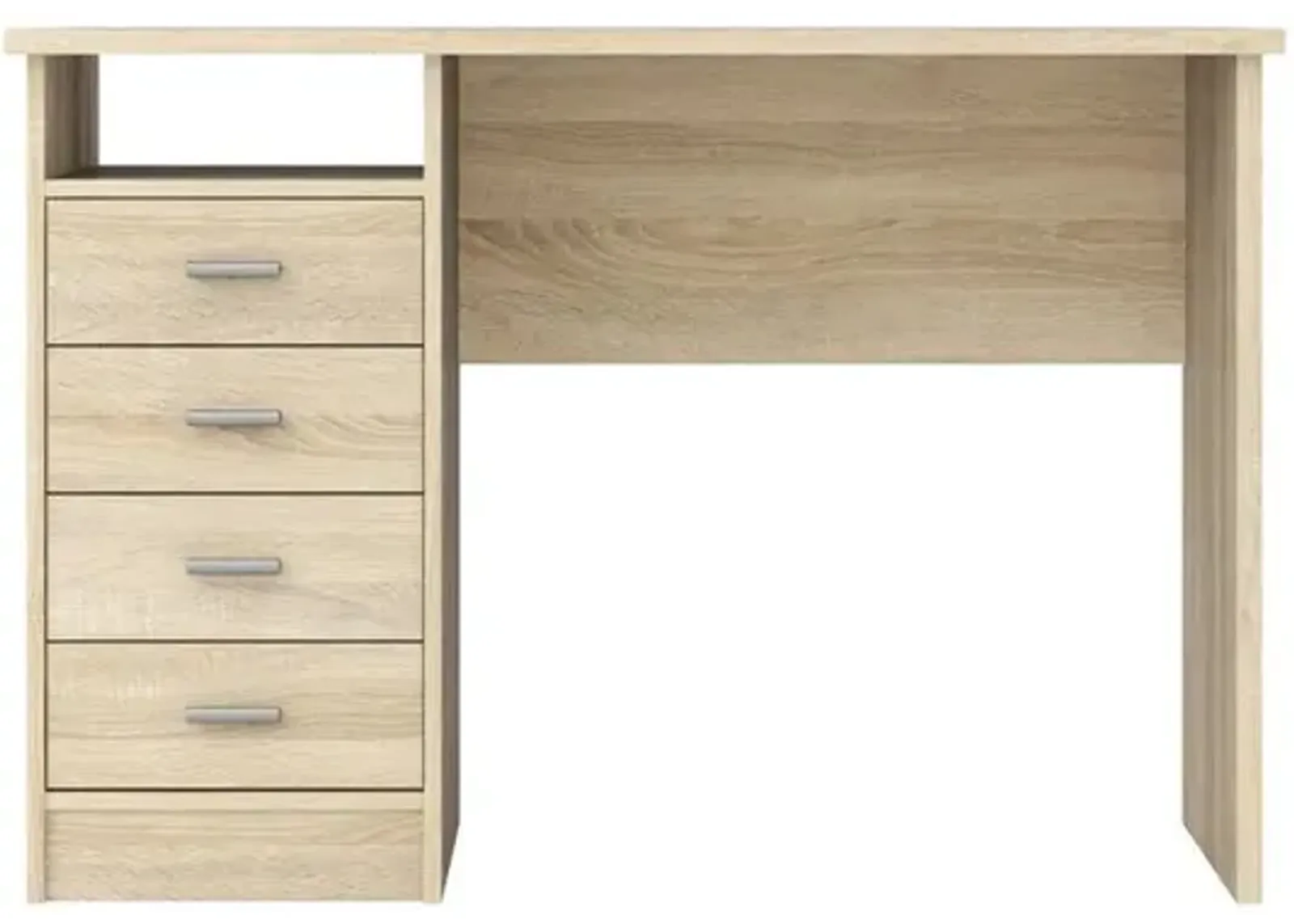 Tvilum Desk with 4 Drawers, Oak