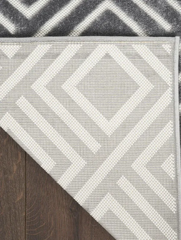 Care Free CAF03 Gray 5'3" x 7' Rug