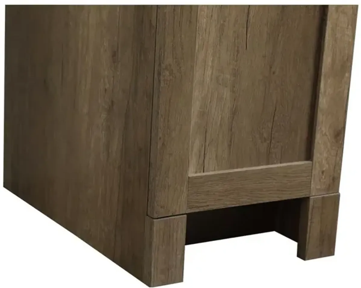 Elegant Kitchen and Bath 54 Inch ADA Compliant Bathroom Vanity In Natural Oak