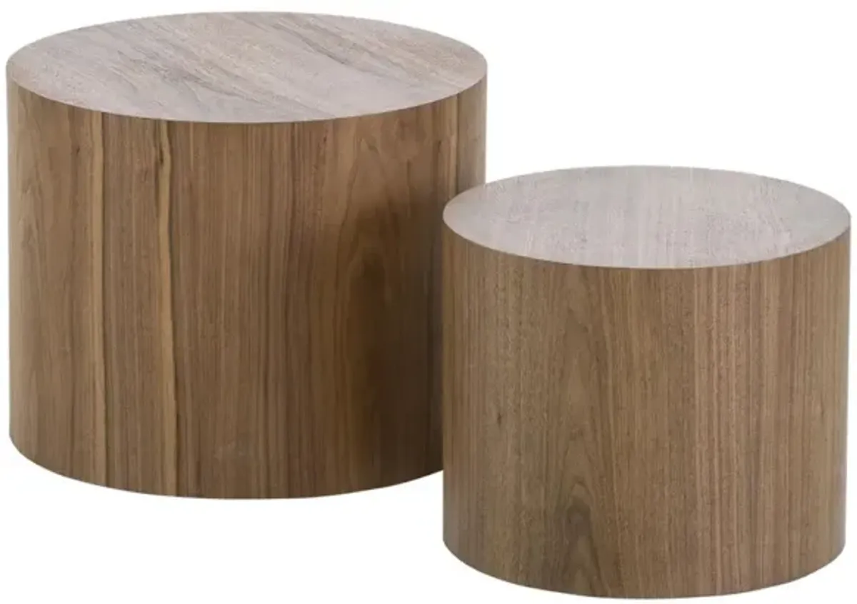 MDF With Ash/Oak/Walnut Veneer Side Table/Coffee Table/End Table/Ottoman(Walnut)