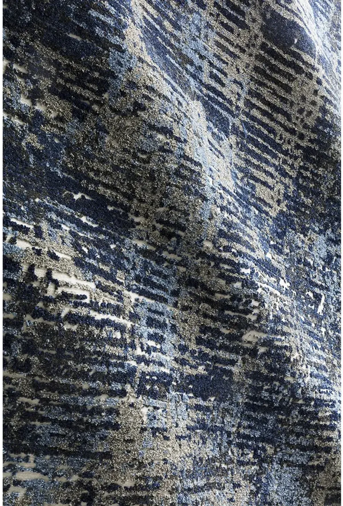 Viera VR09 Dark Blue/Grey 2'5" x 7'7" Rug