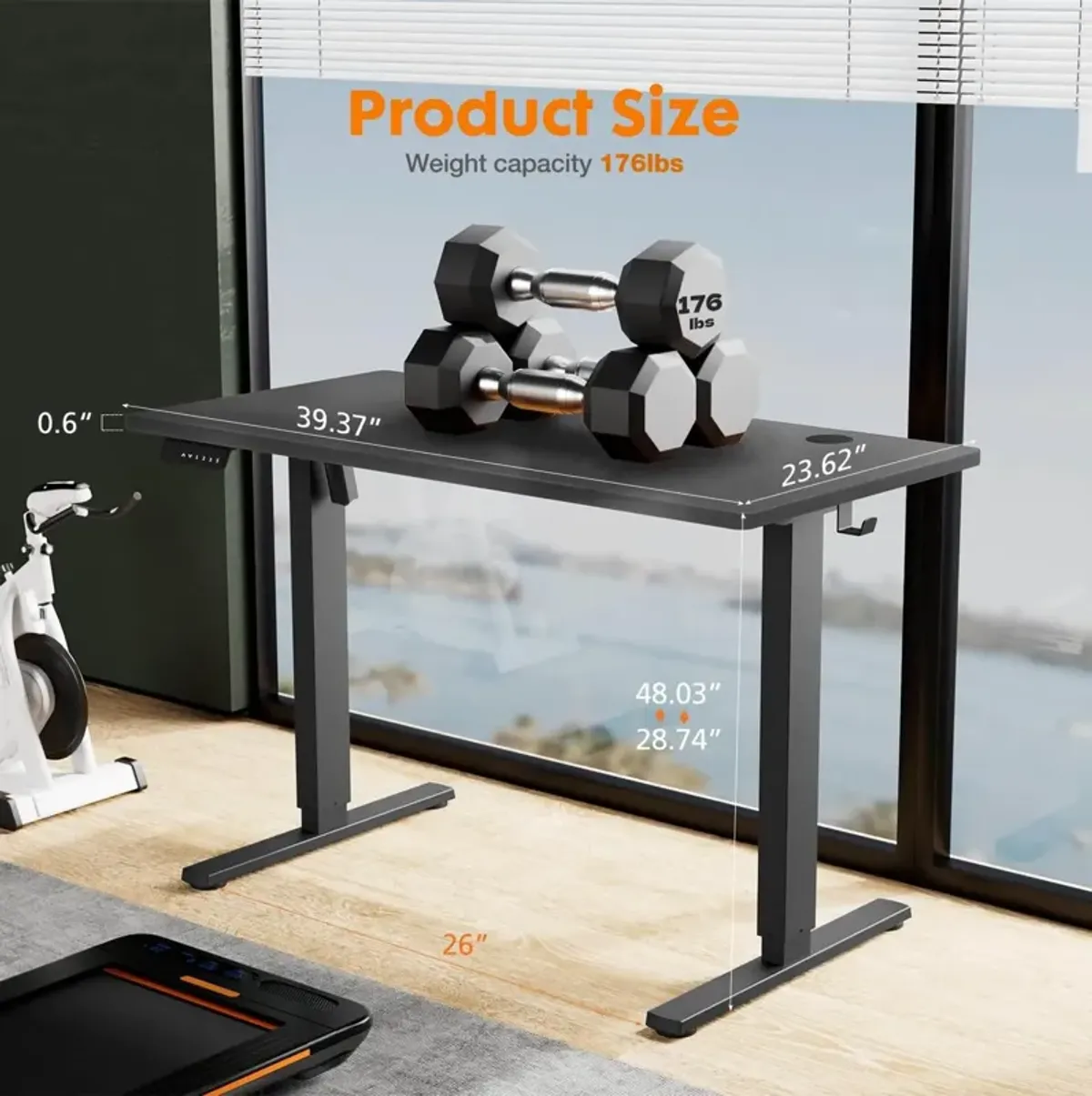 High-Capacity Electric Lift Table Stable, Organized, Efficient Workspaces