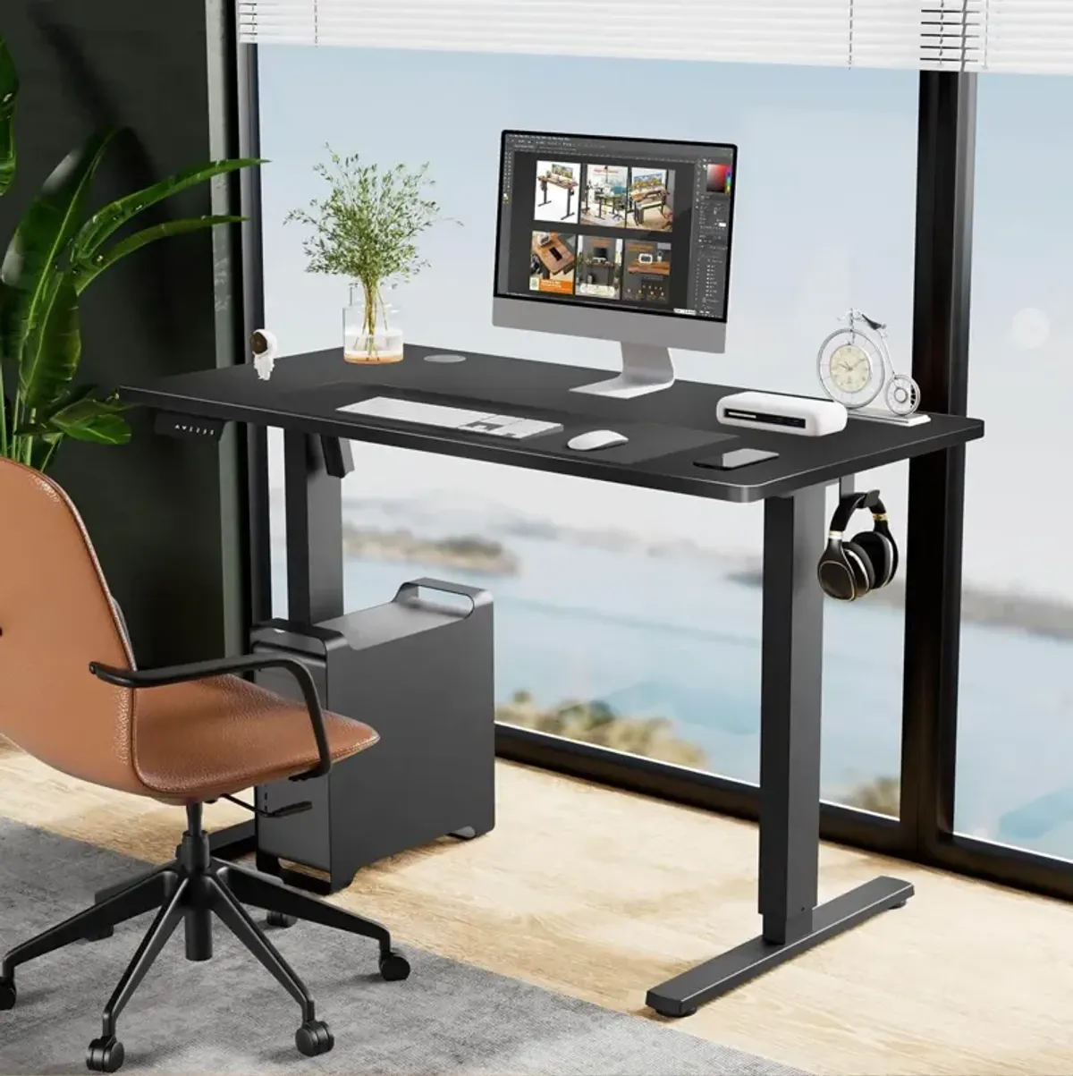 High-Capacity Electric Lift Table Stable, Organized, Efficient Workspaces