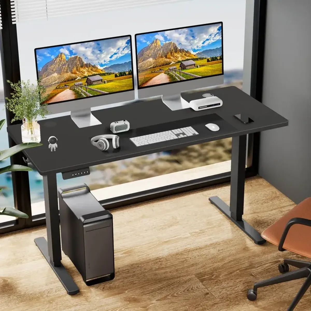 High-Capacity Electric Lift Table Stable, Organized, Efficient Workspaces