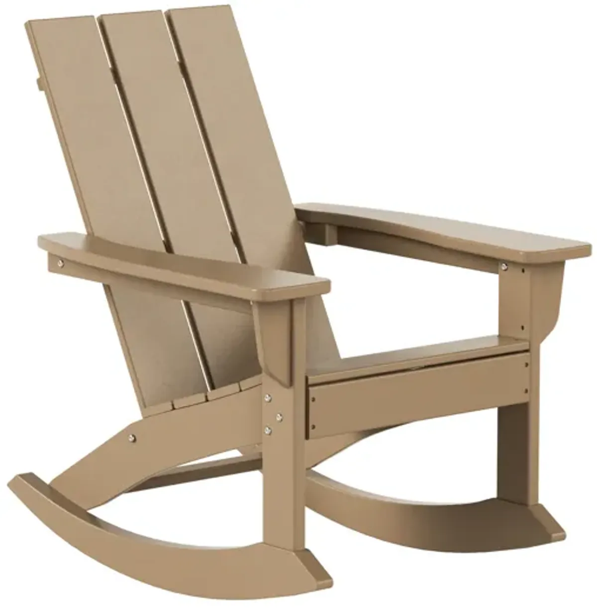 WestinTrends Modern Adirondack Outdoor Rocking Chair