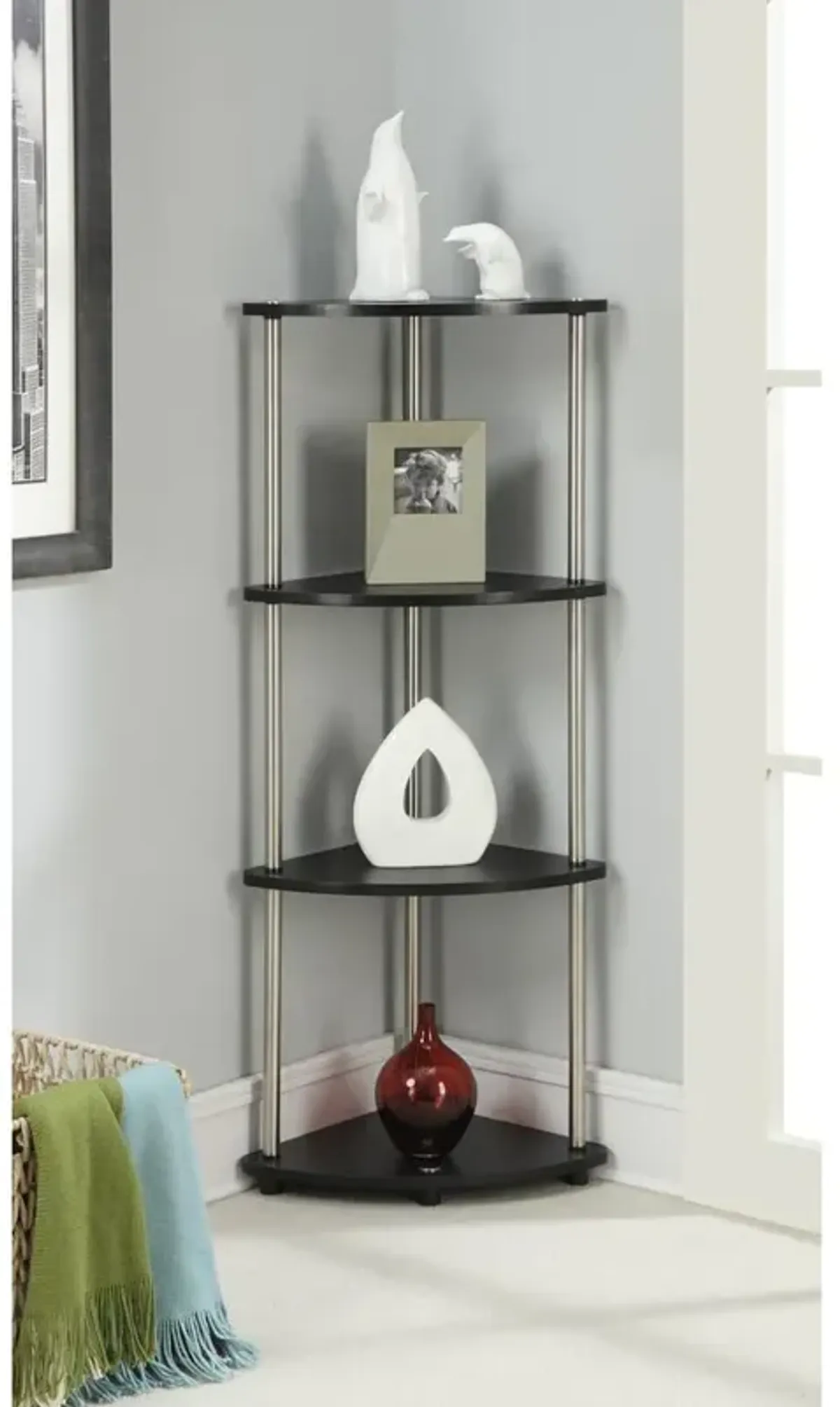 Convience Concept, Inc. Designs2Go 4 Tier Corner Shelf