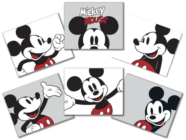 Lambs & Ivy Disney Baby Mickey Mouse Unframed Nursery/Child Wall Art