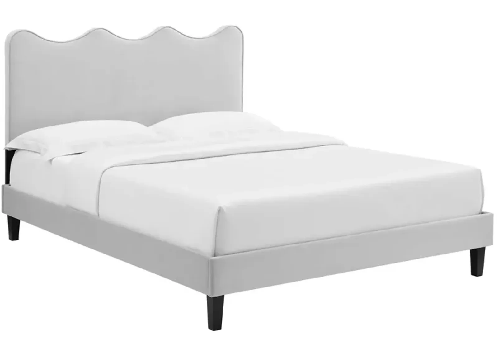 Modway - Current Performance Velvet King Platform Bed