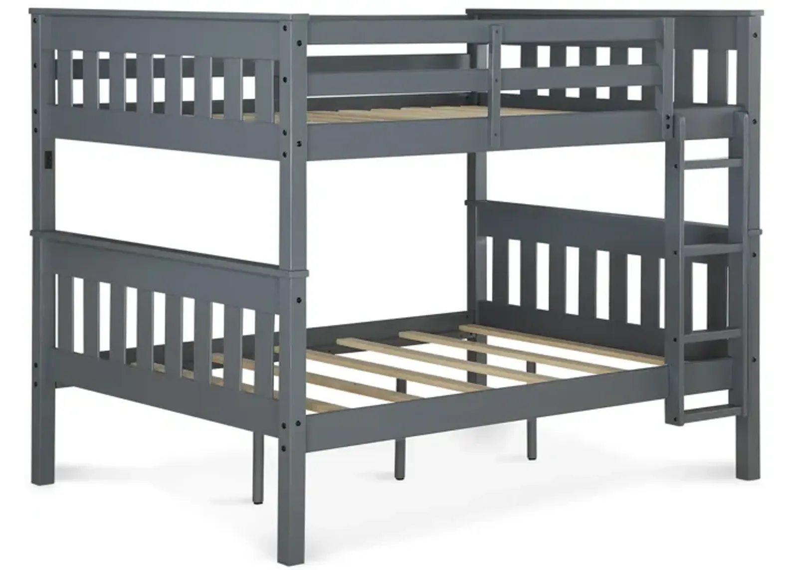 DHP Hurley Full-Over-Full Wood Bunk Bed with USB Port