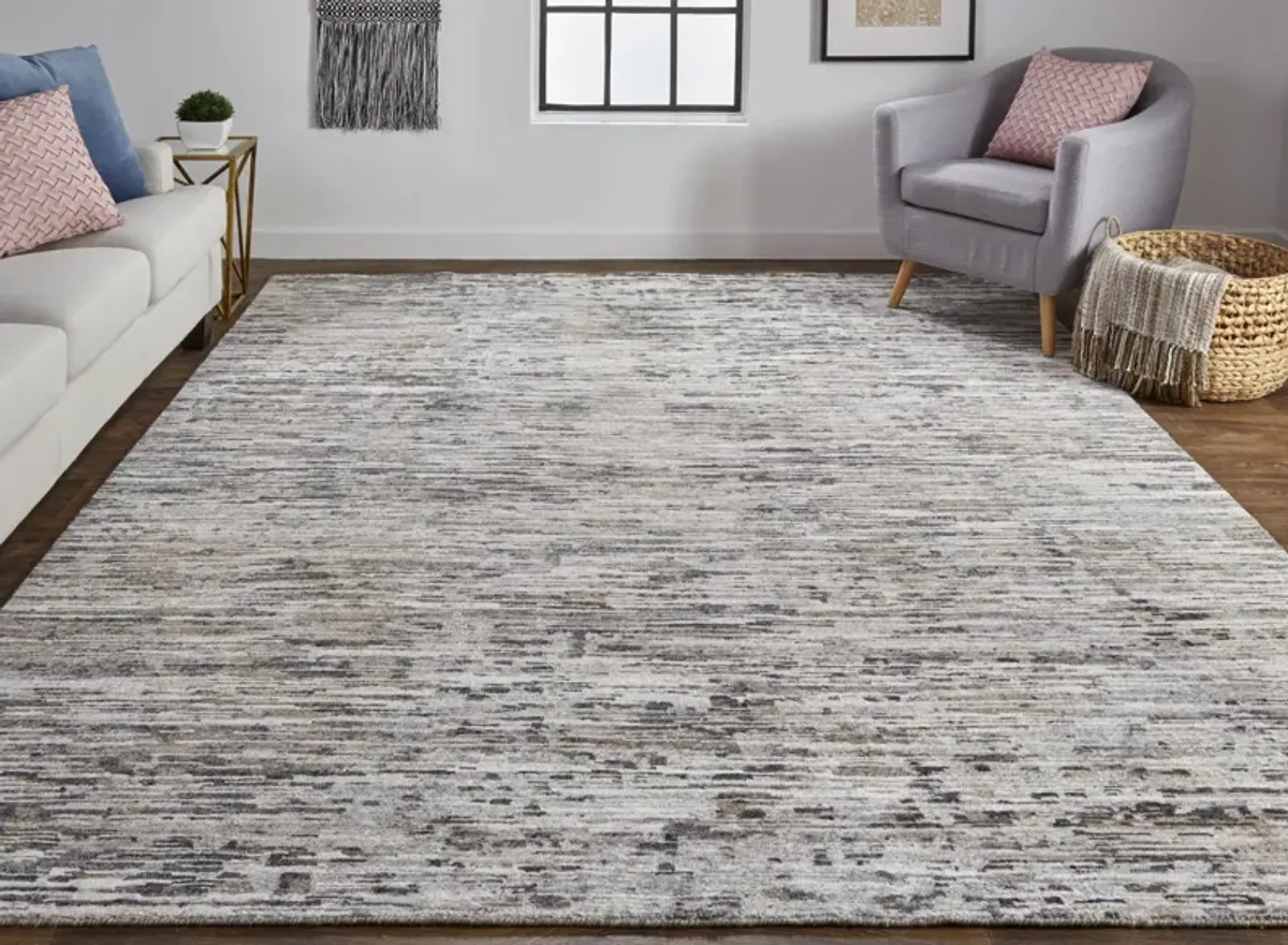 Conroe 6821F Gray/Blue/Silver 2'6" x 8' Rug