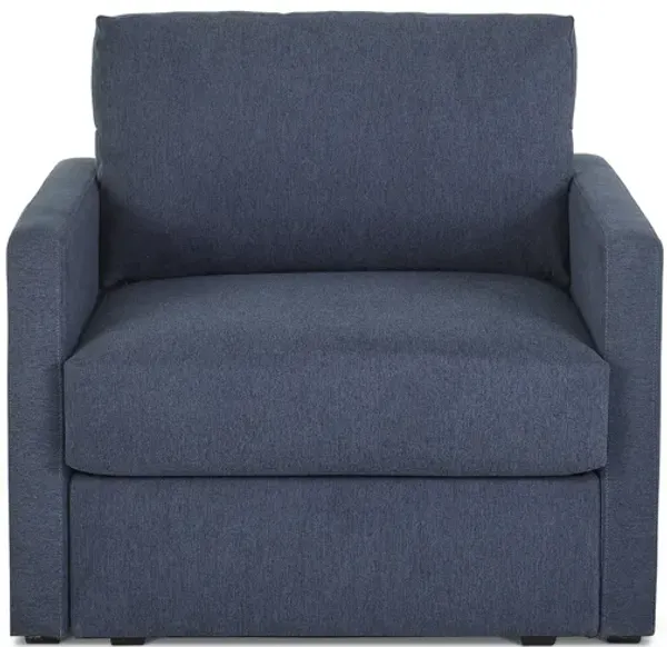 Flex Denim Chair with Narrow Arm
