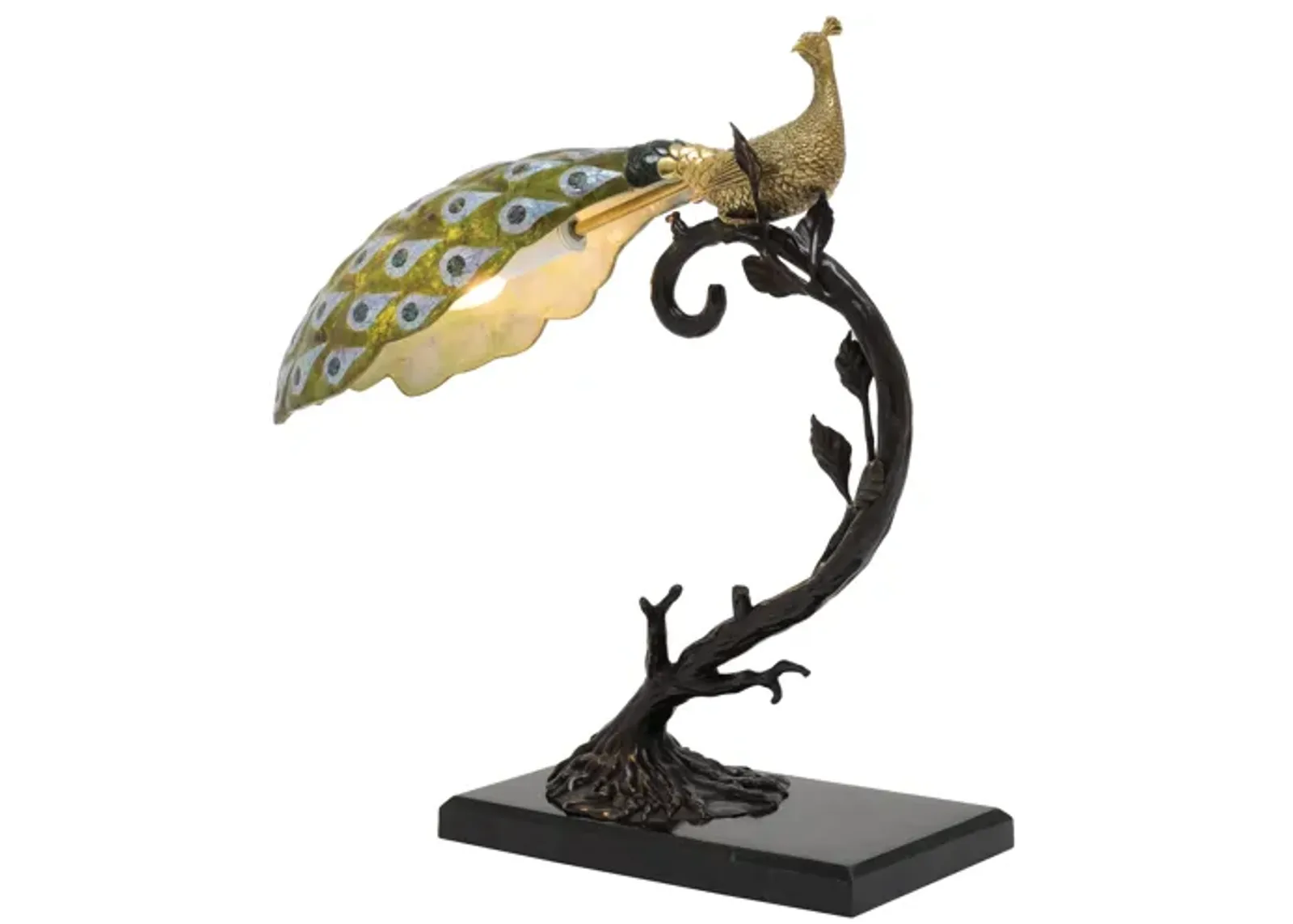 Peacock Desk Lamp