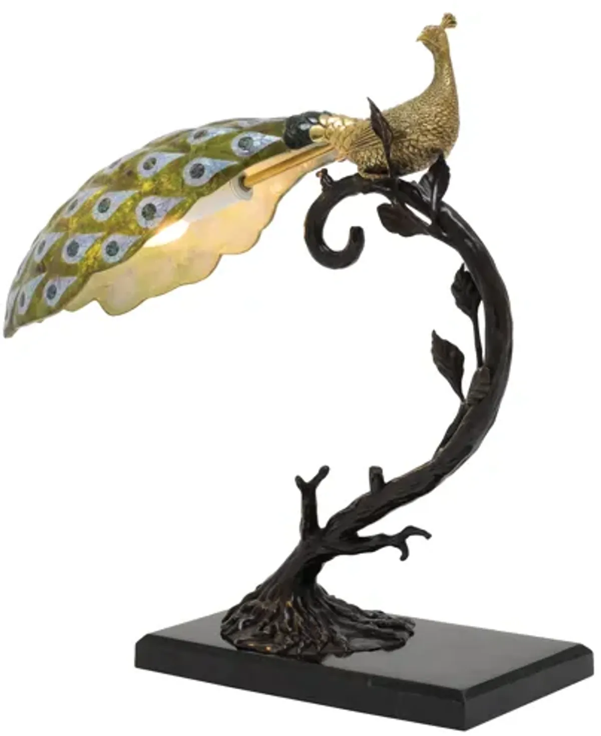 Peacock Desk Lamp