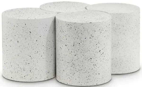 Meridian Furniture Dimple White Coffee Table