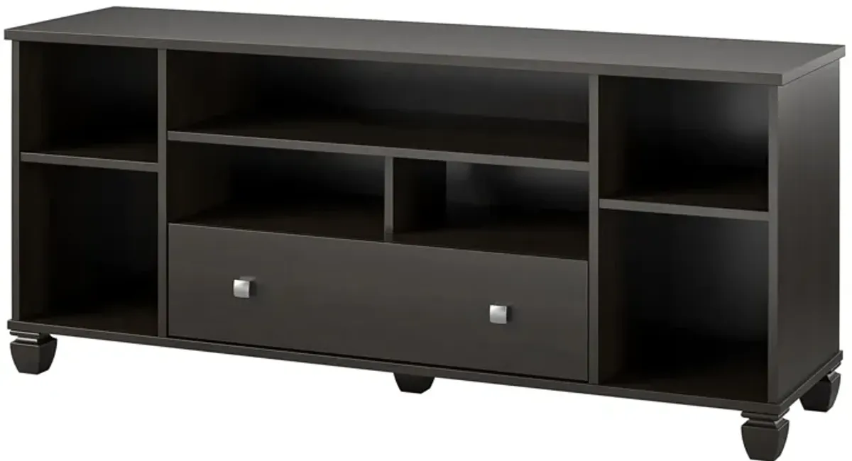 Brett TV Stand for TVs up to 64" with 7 Open Shelves and 1 Drawer