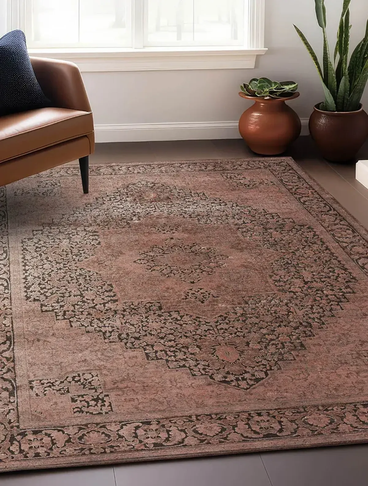 Vizcia VZ3 Brown 2'6" x 7'8" Rug