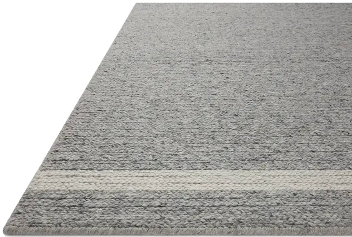 Ashby ASH04 Slate/Ivory 5' x 7'6" Rug