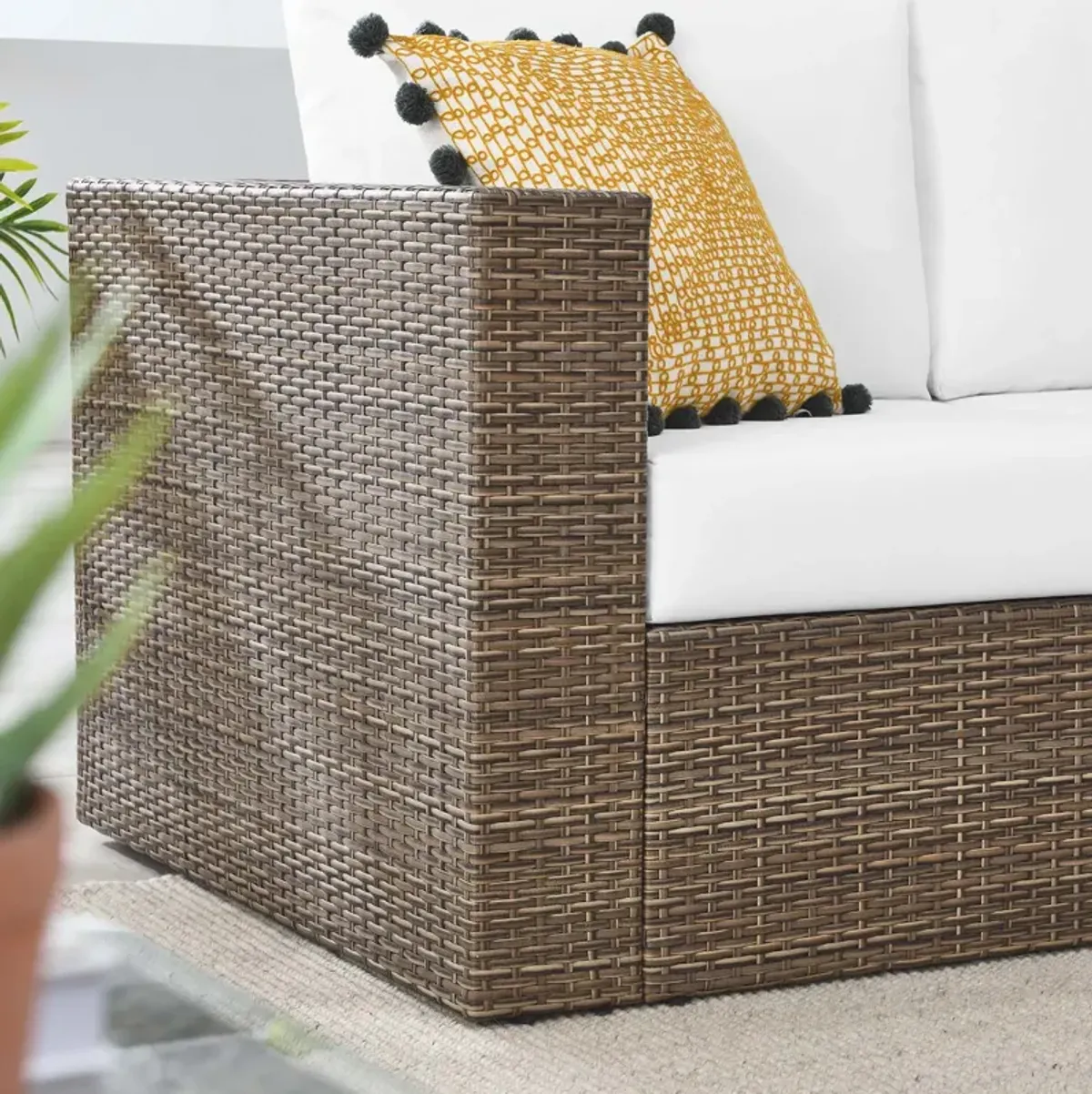 Modway - Convene Outdoor Patio Outdoor Patio Loveseat