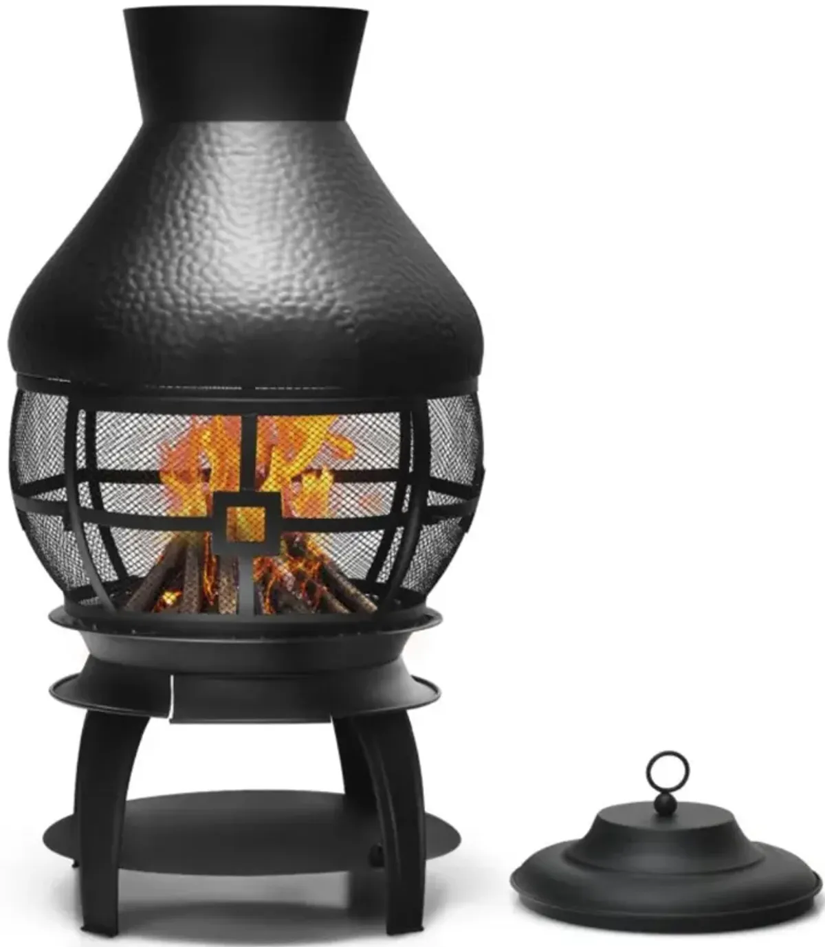 Hivvago Patio Wood Burning Chimneys Fireplace