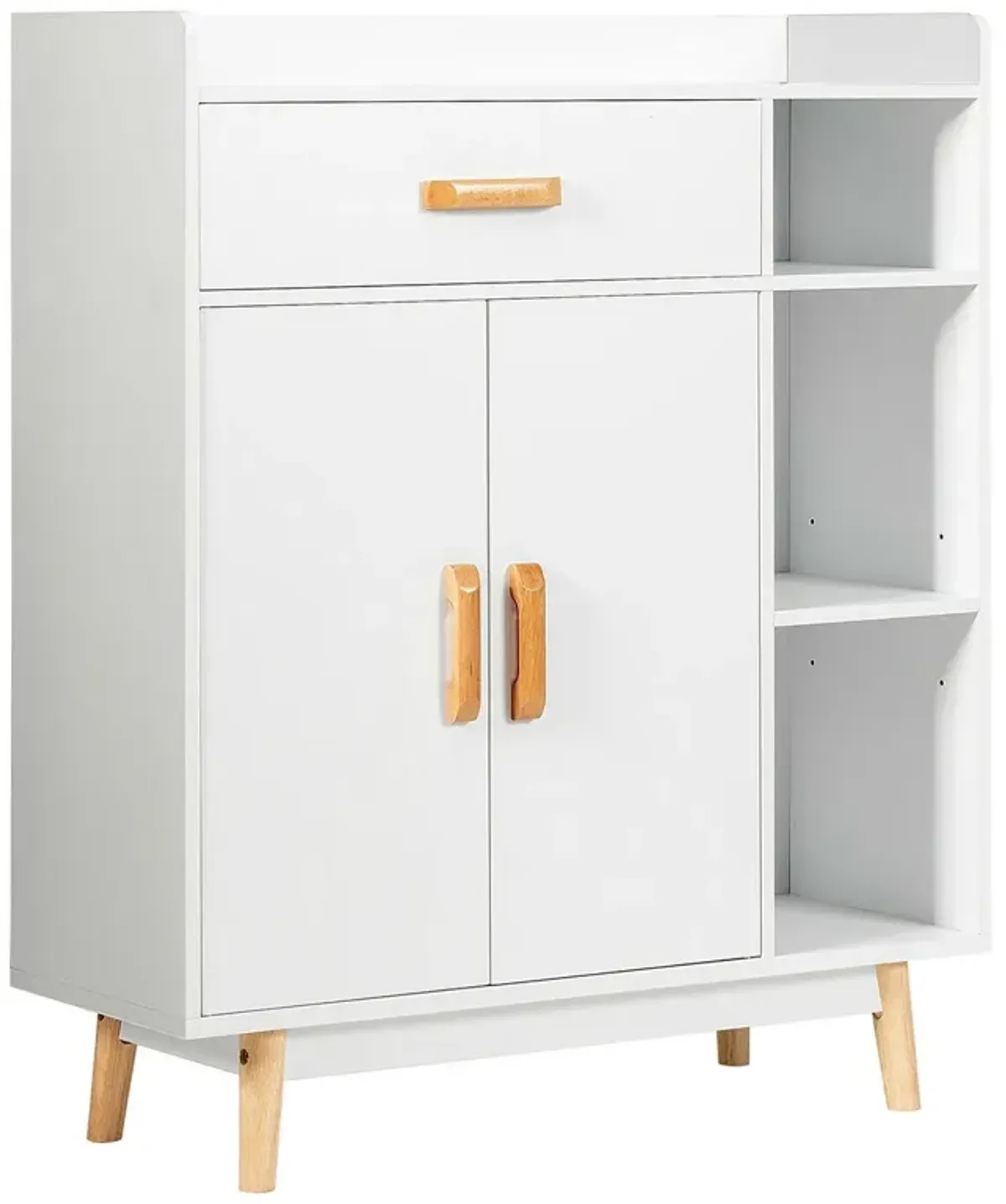 Floor Storage Cabinet Free Standing Cupboard Chest