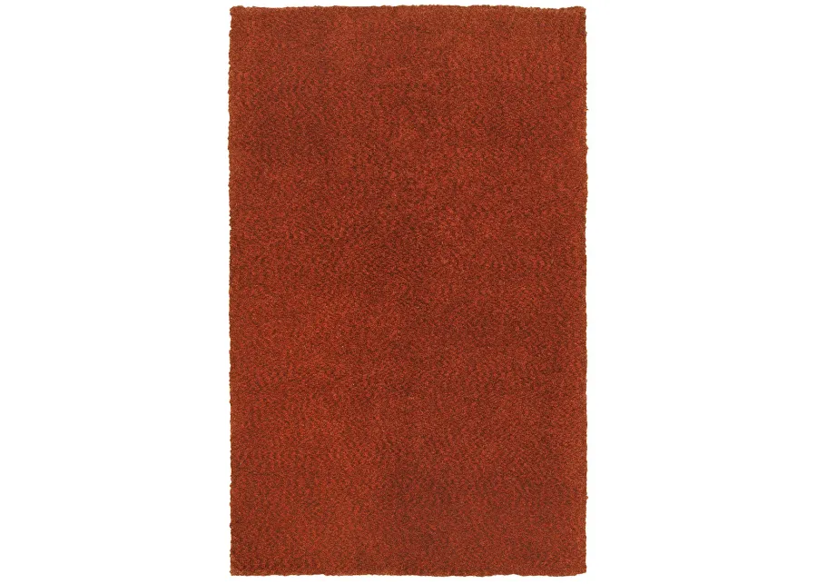 Heavenly 6'6" x 9'6" Red Rug