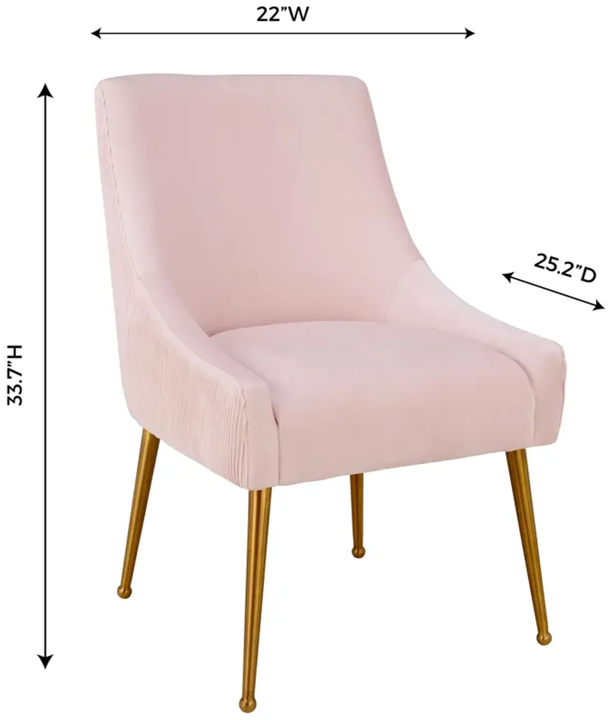Beatrix Velvet Side Chair