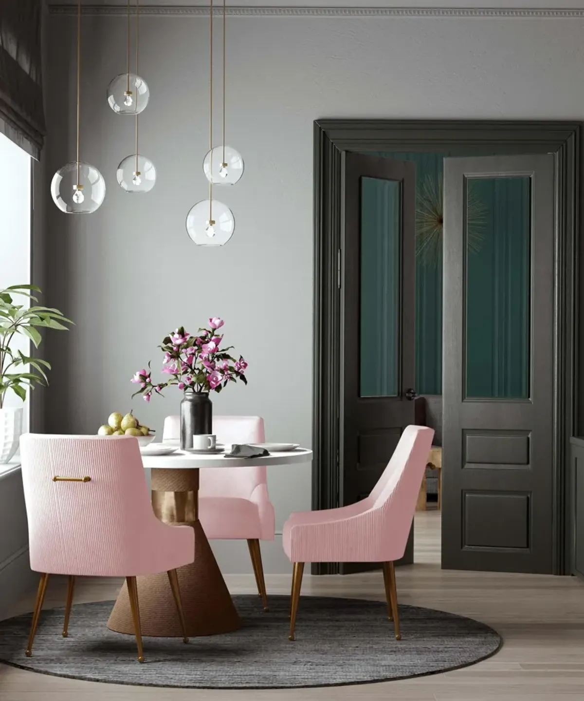 Beatrix Velvet Side Chair