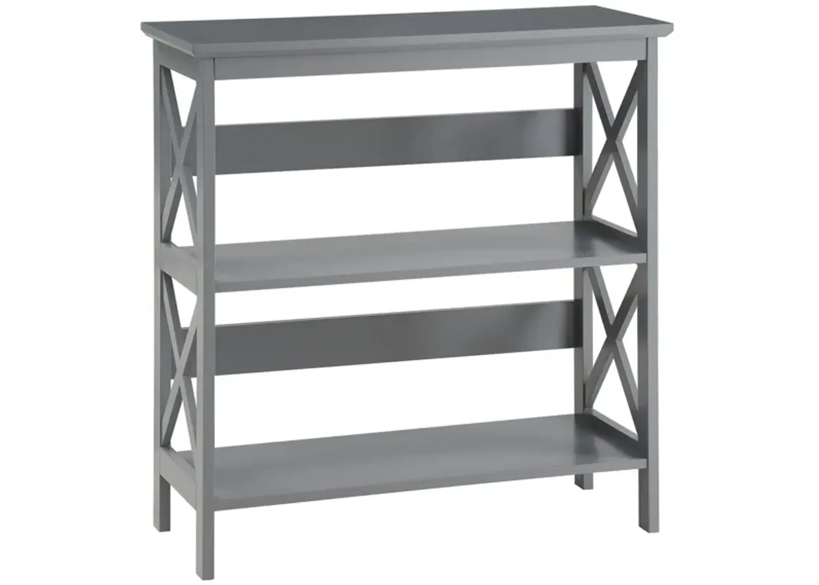 Convenience Concepts Oxford 3 Tier Bookcase, Gray