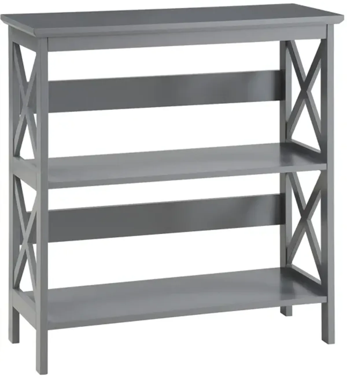 Convenience Concepts Oxford 3 Tier Bookcase, Gray