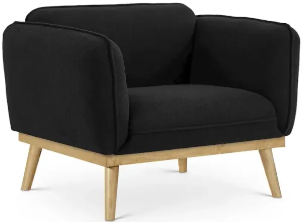 Meridian Furniture Nolita Black Boucle Fabric Chair