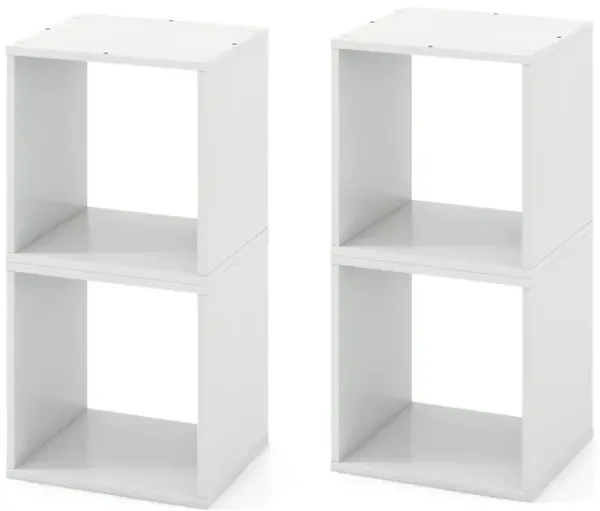 Cube Storage Organizer Set of 2-White