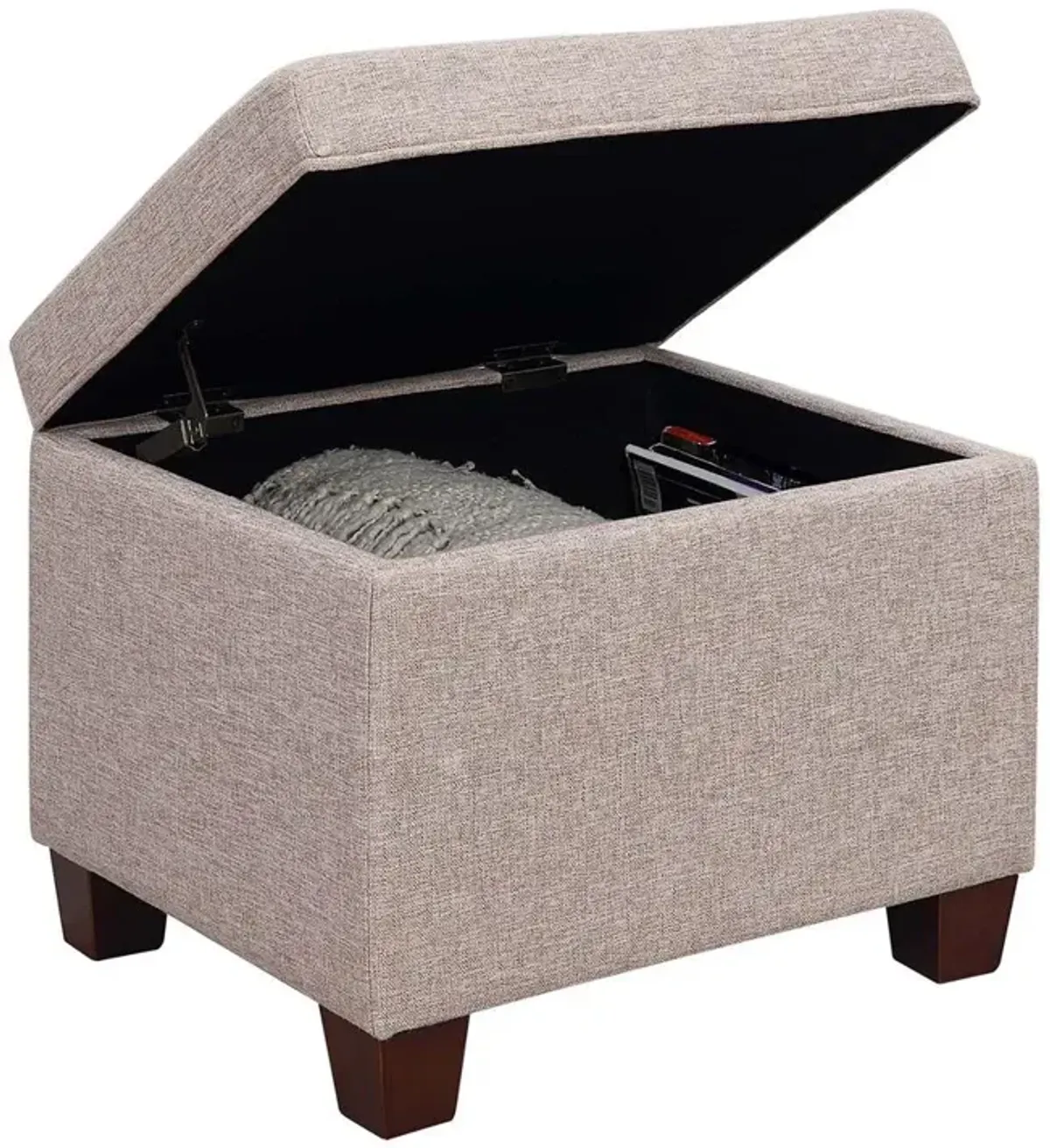 Convenience Concepts Madison Storage Ottoman, Beige