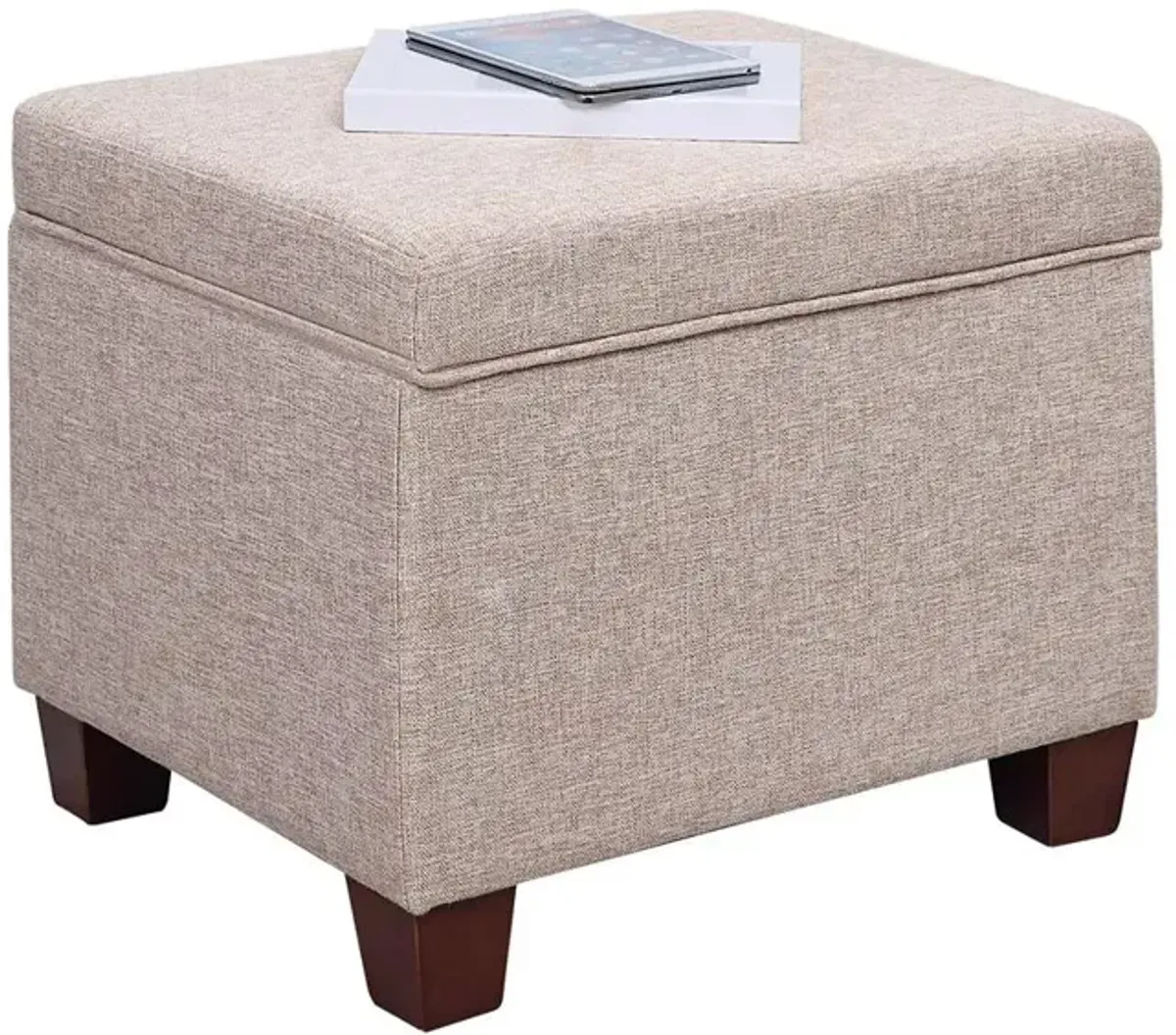 Convenience Concepts Madison Storage Ottoman, Beige