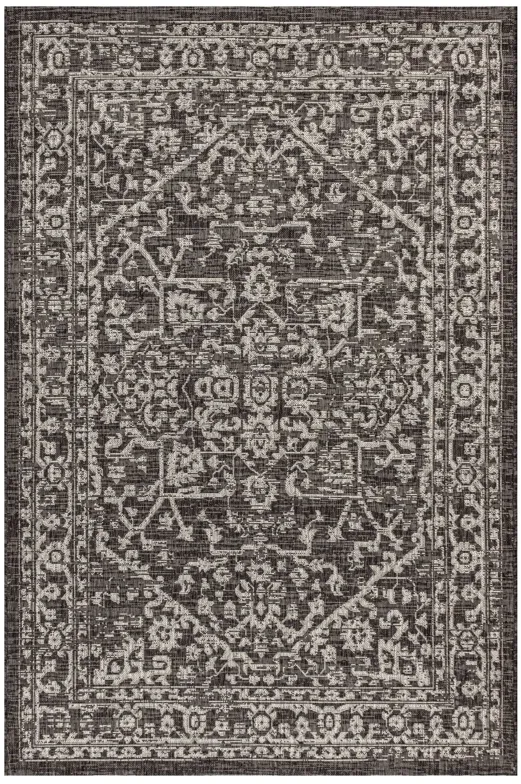 Malta Bohemian Medallion Textured Weave Indoor/Outdoor Area Rug