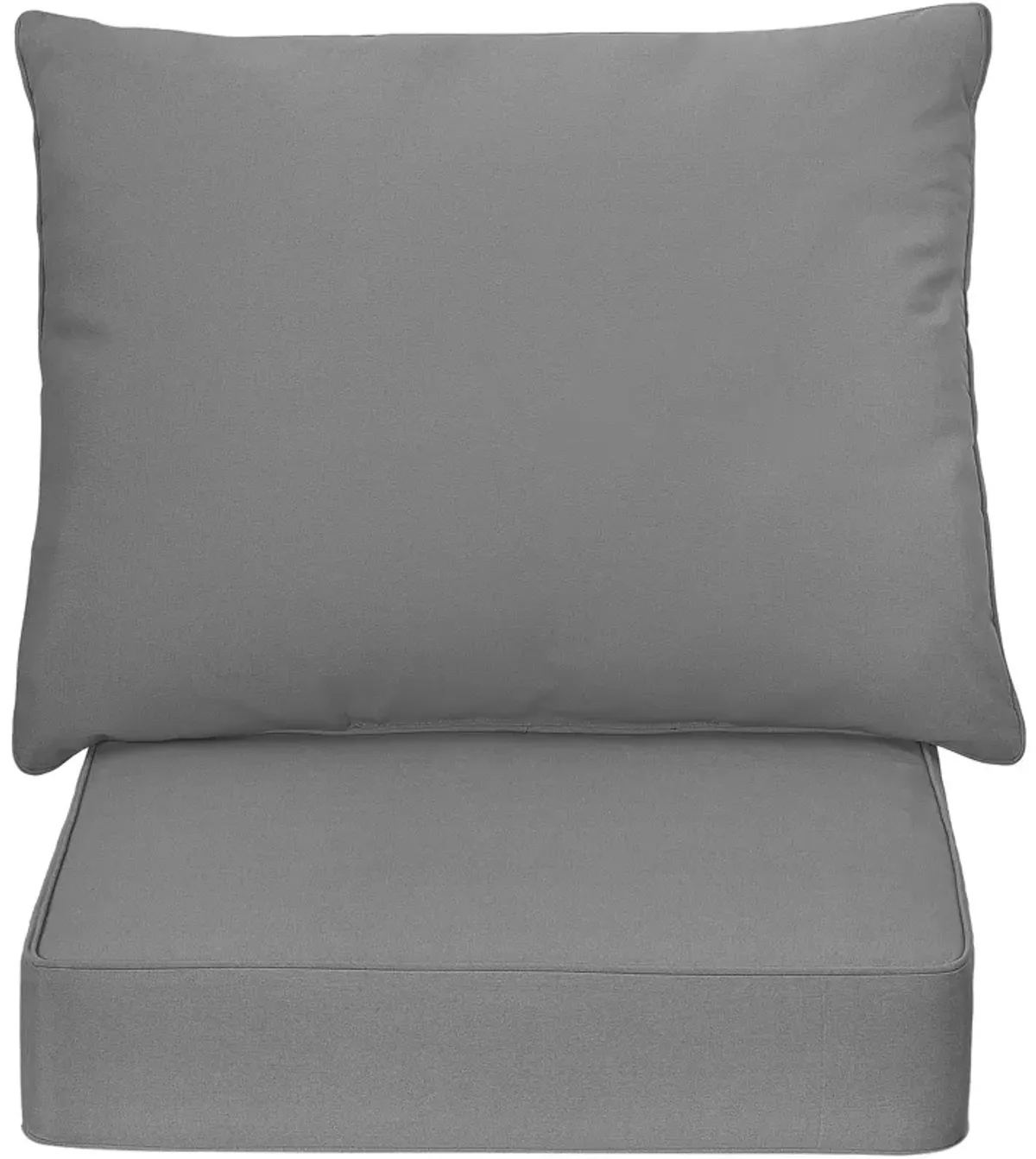 Deep Seat Chair Cushion Pads Set with Rope Belts for Indoor and Outdoor