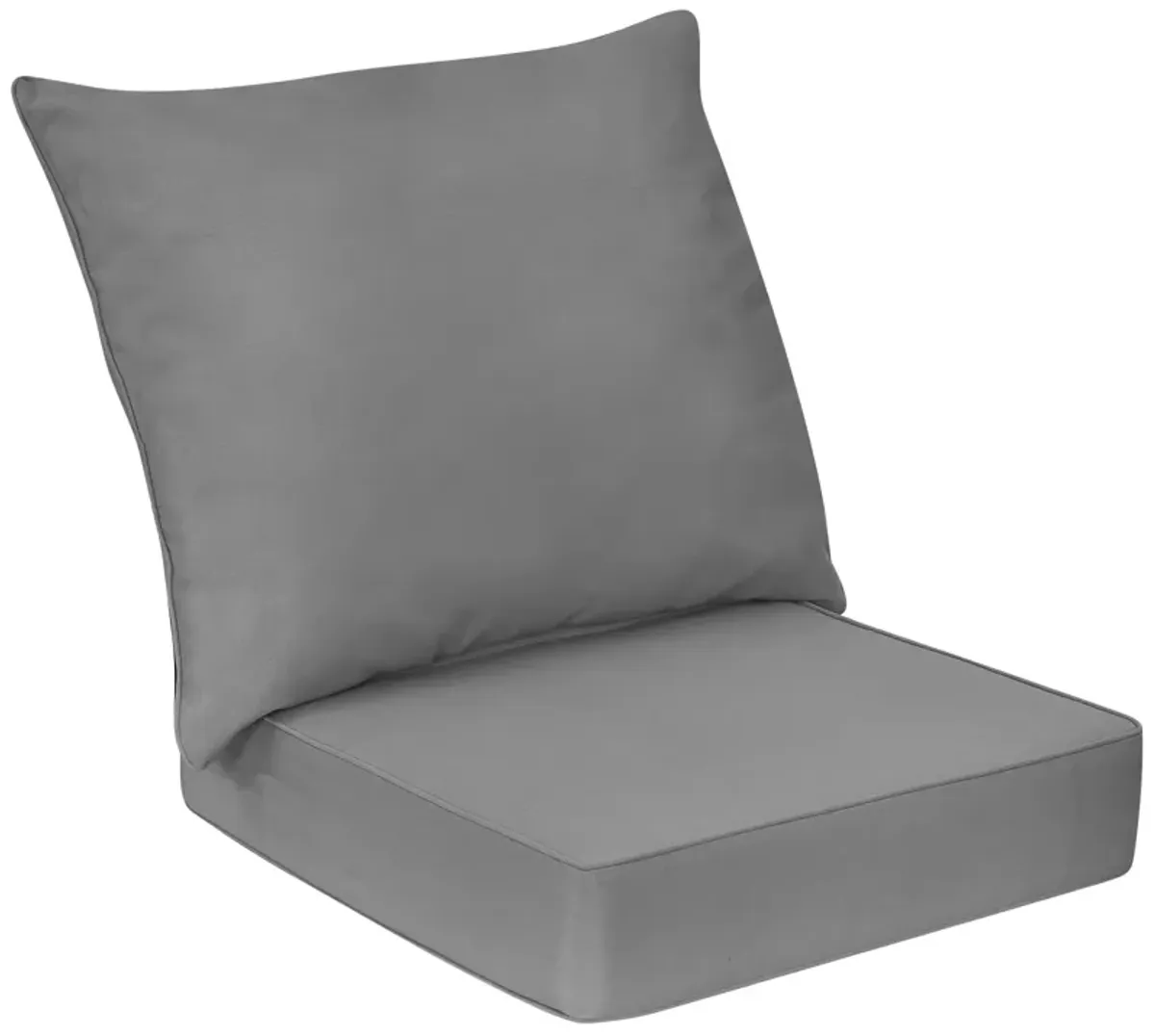 Deep Seat Chair Cushion Pads Set with Rope Belts for Indoor and Outdoor