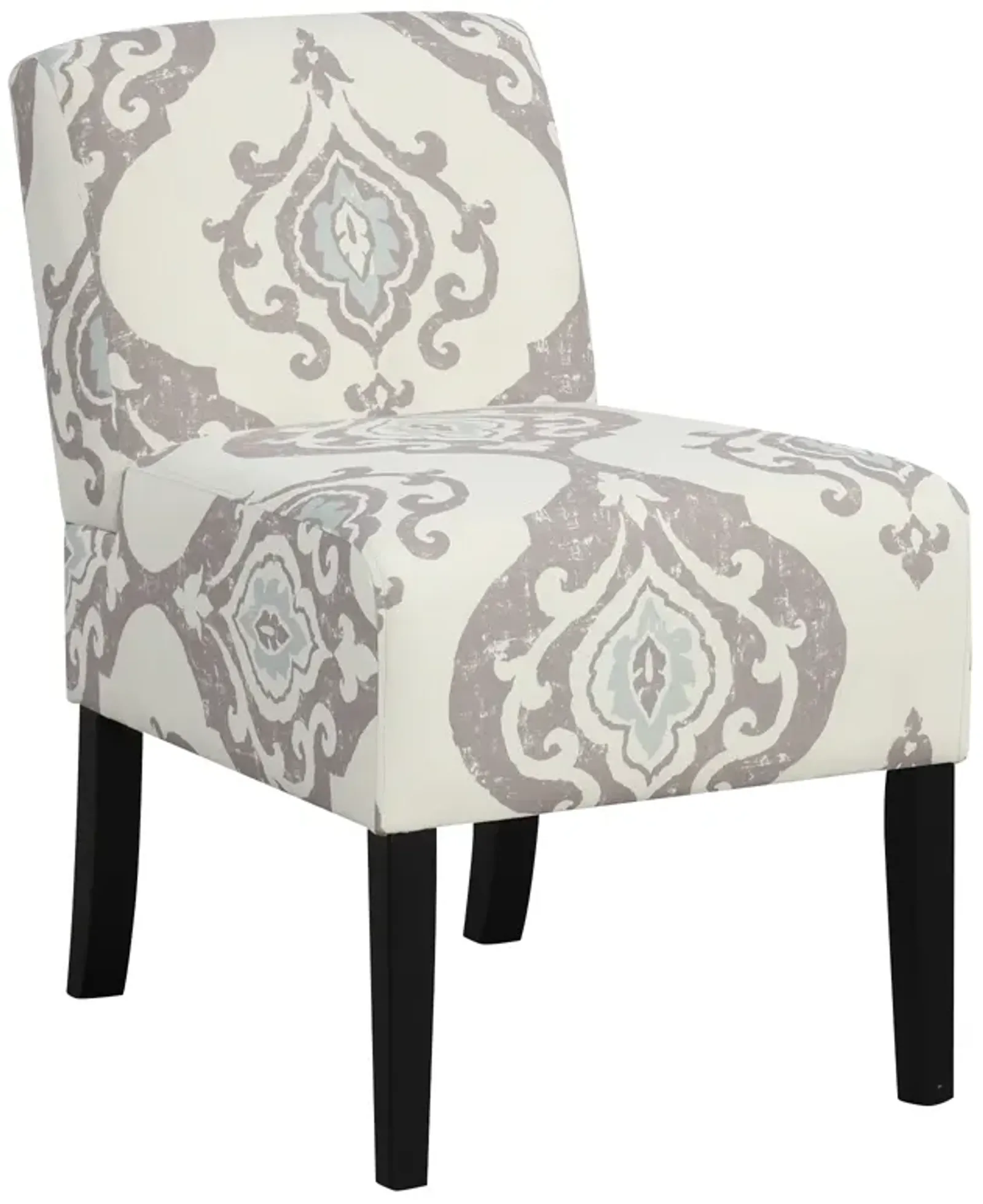 Upholstered Living Room Chair with Rubber Wood Legs