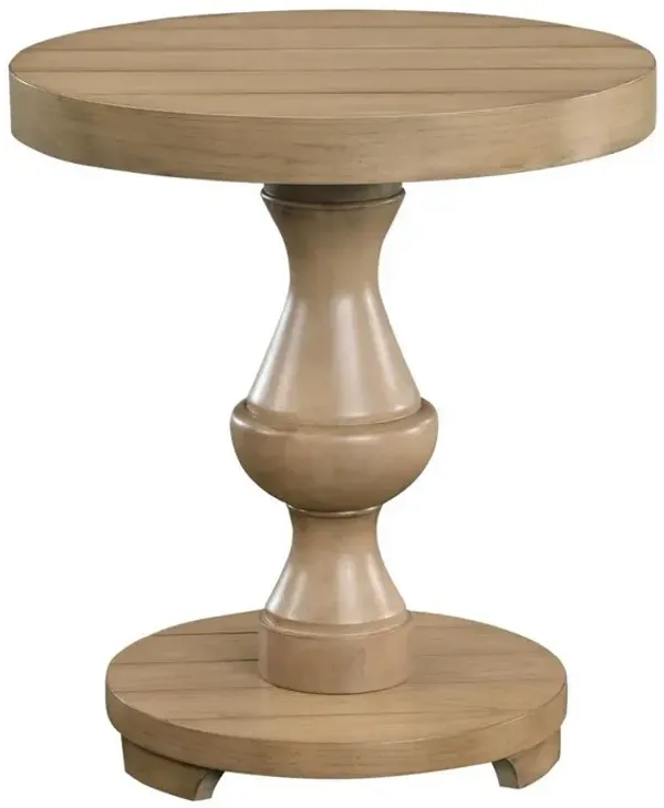 Dory Round End Table Sand