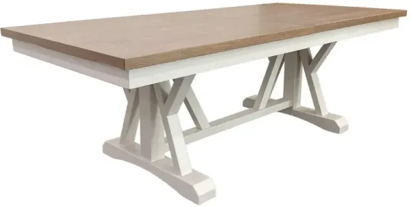 Parker House Furniture Modern Dining 88 In. Trestle Extendable Dining Table