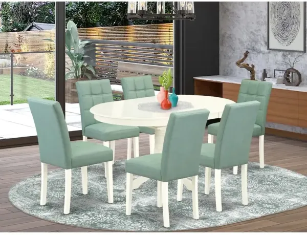 7 Piece Dining Table Set contain A Kitchen Table