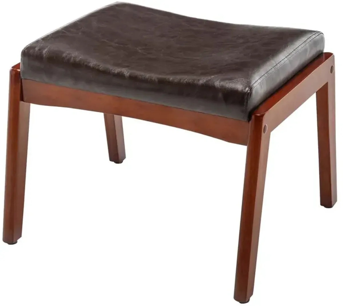 Convenience Concepts Designs4Comfort Natalie Accent Ottoman Stool Espresso