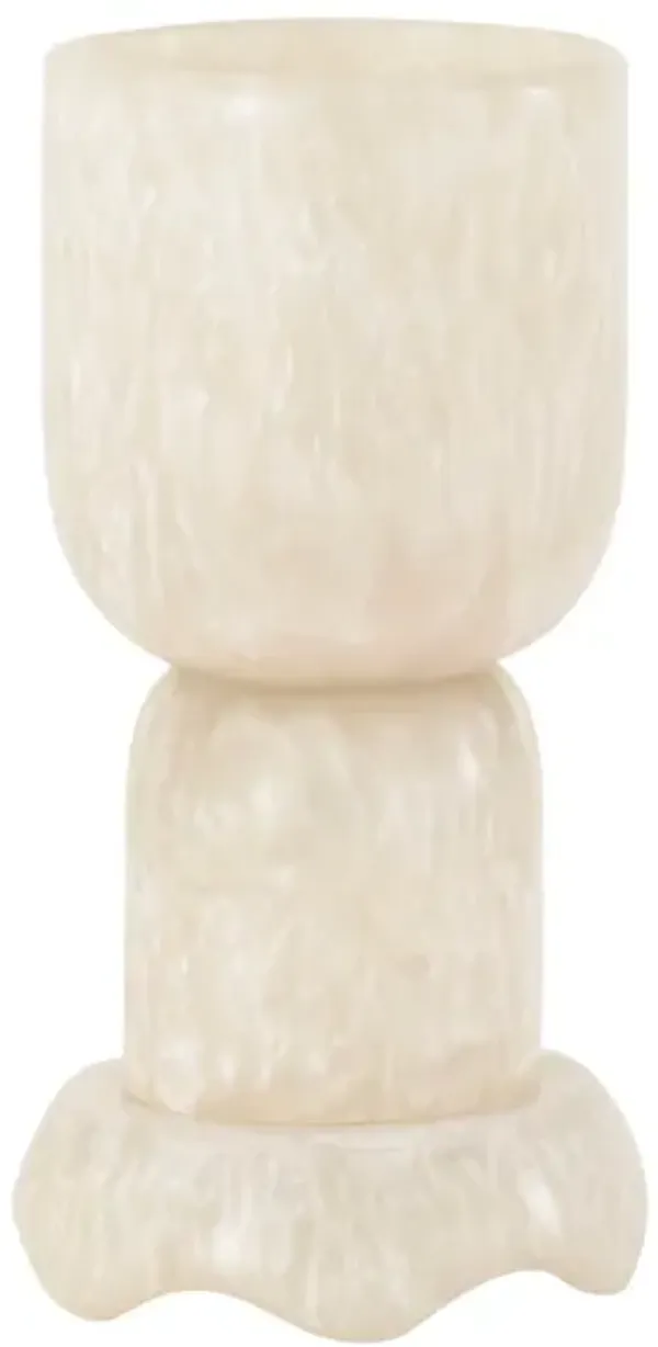 Platform Blue Swirl Resin Kiddush Cup