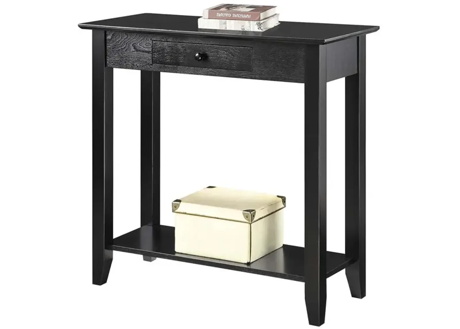 Convience Concept, Inc. American Heritage Hall Table with Drawer and Shelf