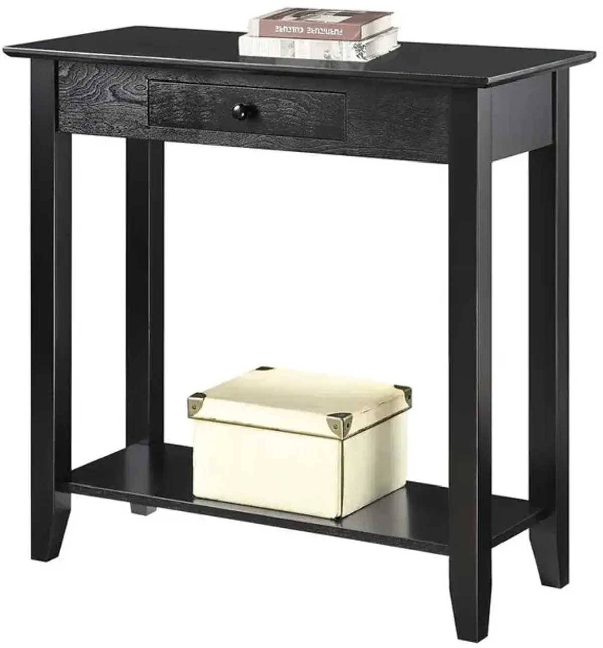 Convience Concept, Inc. American Heritage Hall Table with Drawer and Shelf