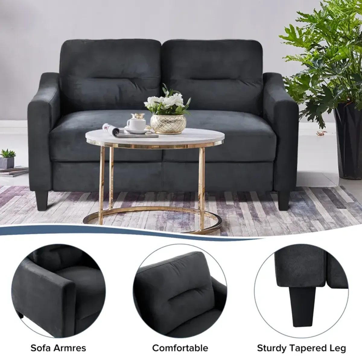 Couch Comfortable Sectional Couches And Sofas For Living Room Bedroom Office Small Space