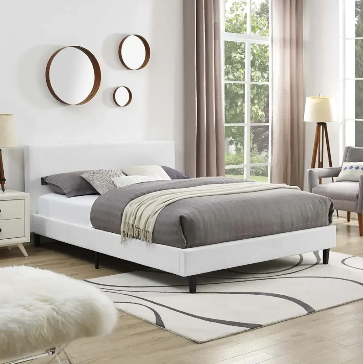 Modway - Anya Queen Fabric Bed