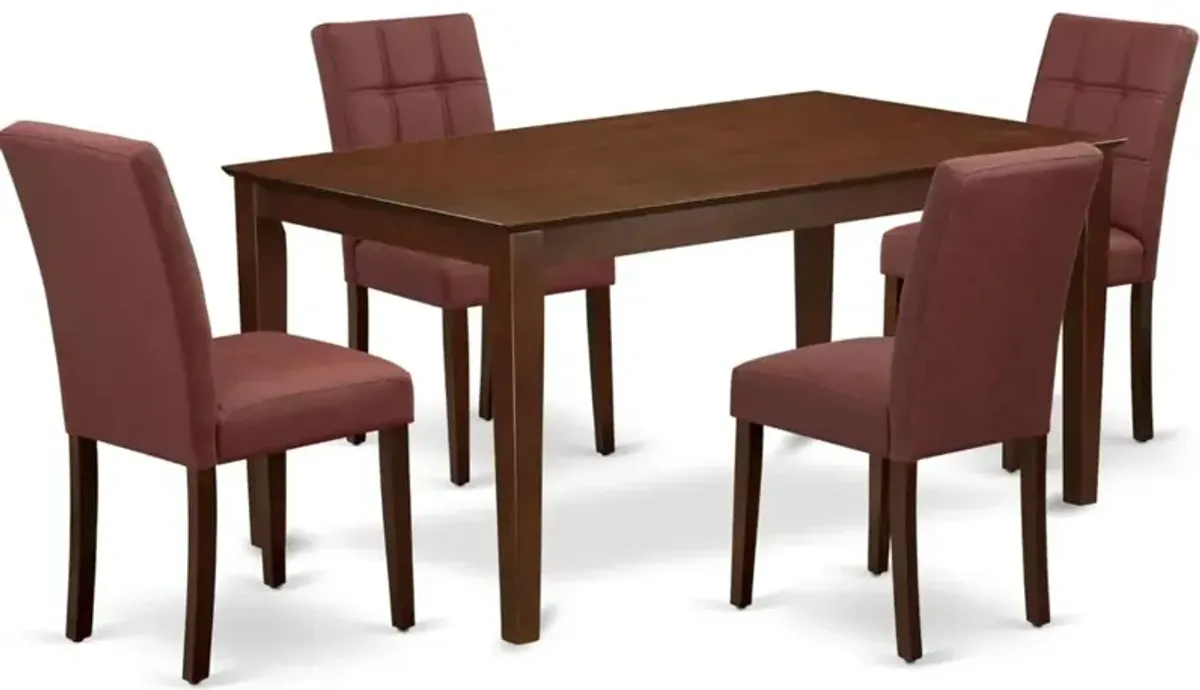 5 Piece Mid Century Dining Set contain A Dining Table