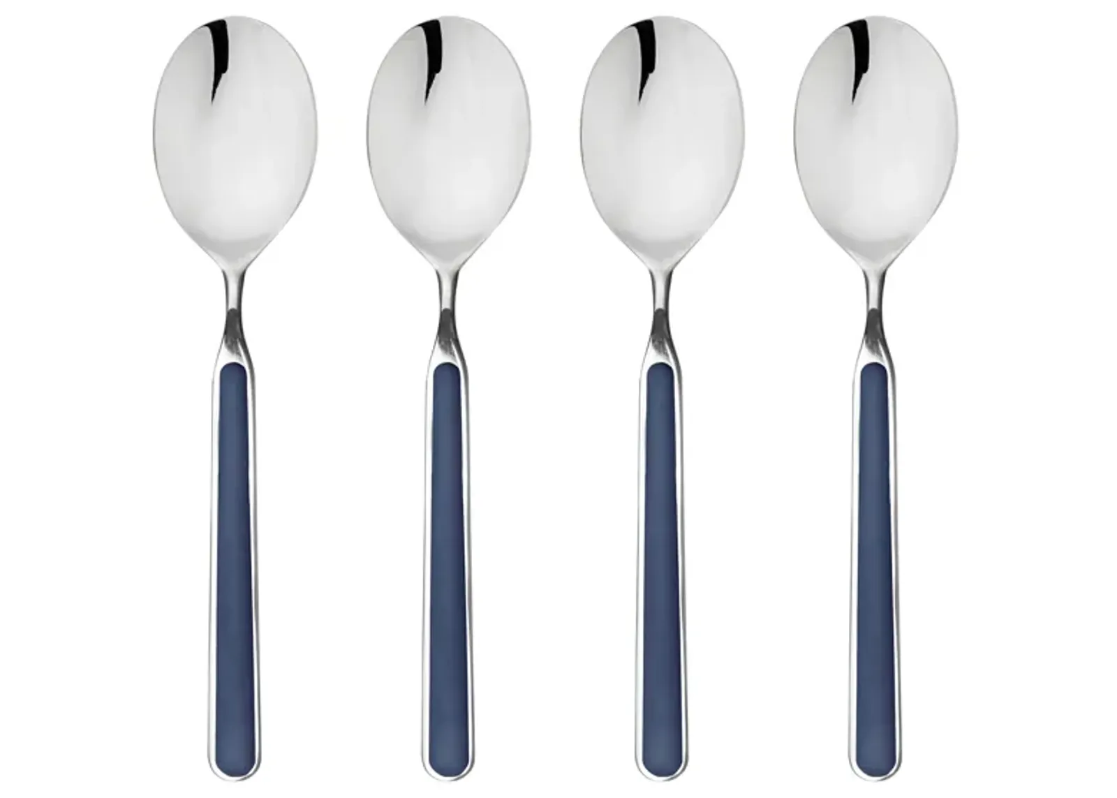 Fantasia 4-Piece American Coffee Spoon Set in Cobalt