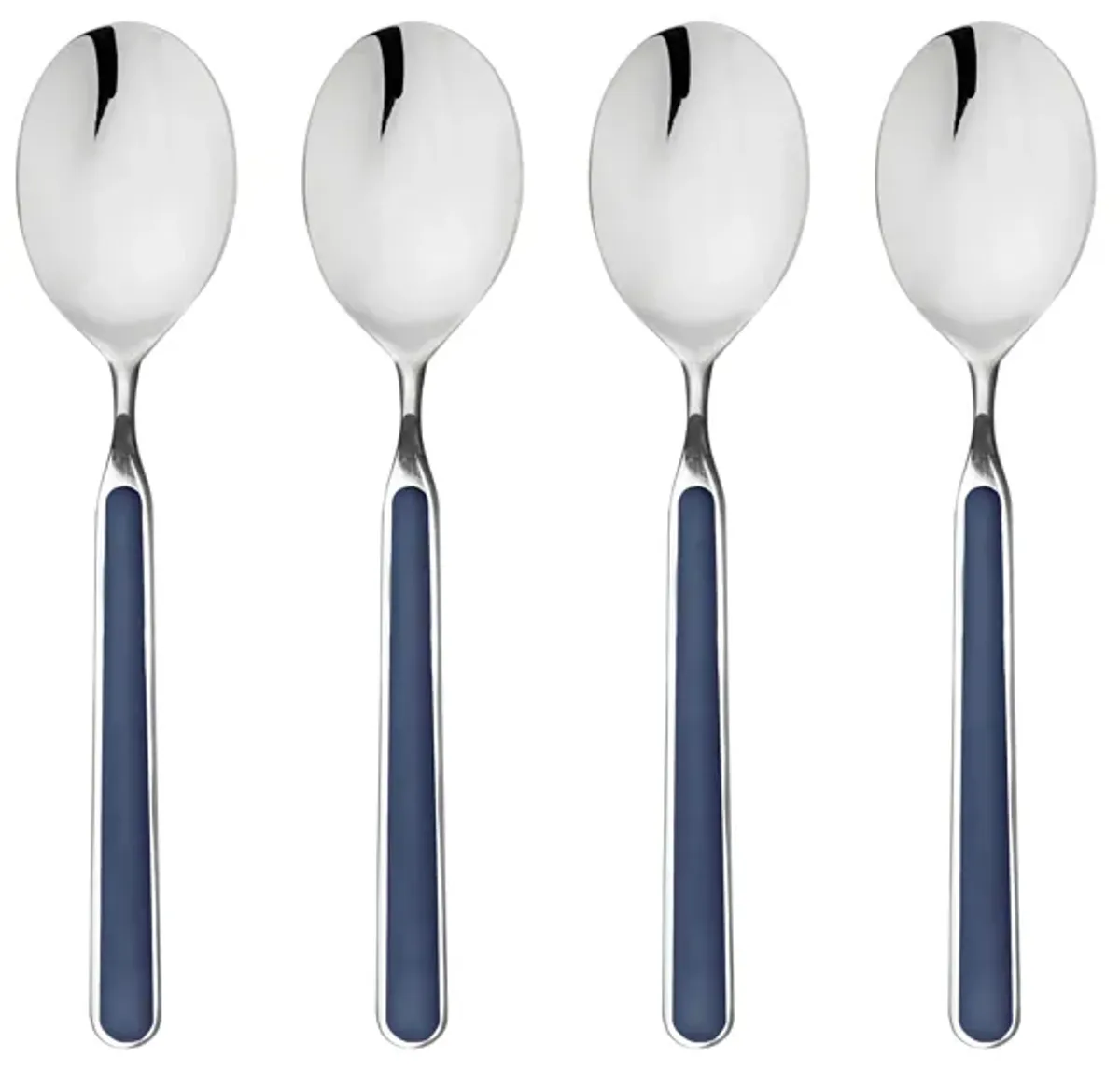 Fantasia 4-Piece American Coffee Spoon Set in Cobalt